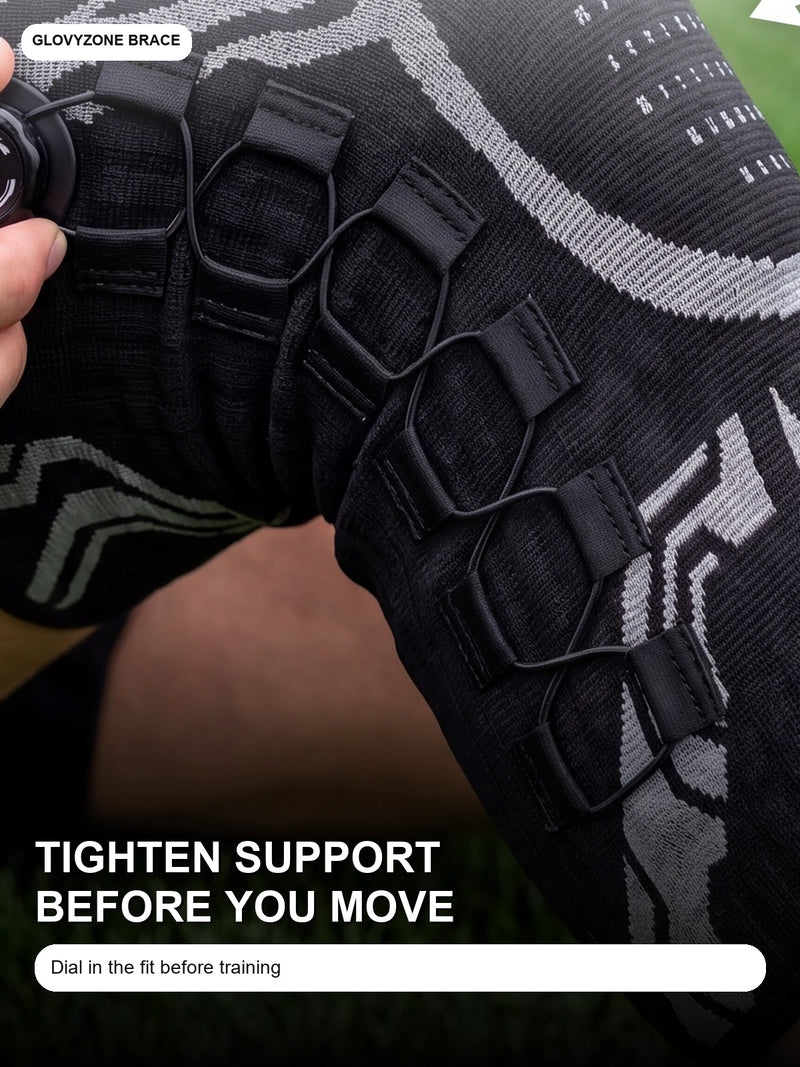 Glovyzone adjustable knee brace carousel card