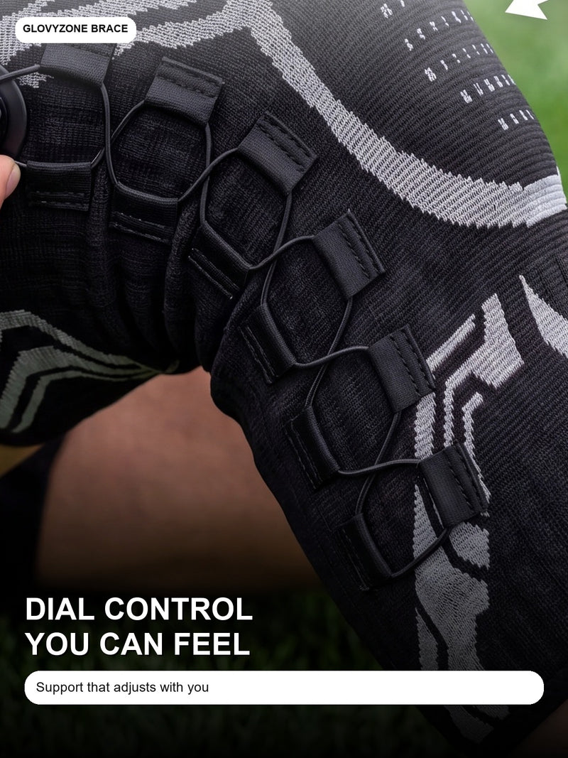 Glovyzone adjustable knee brace carousel card