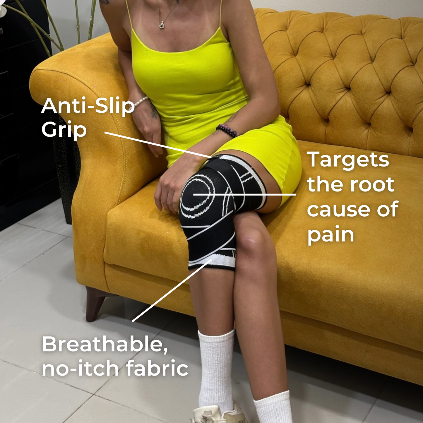 Glovyzone X-Cross Knee Stabilzer - Glovyzone 