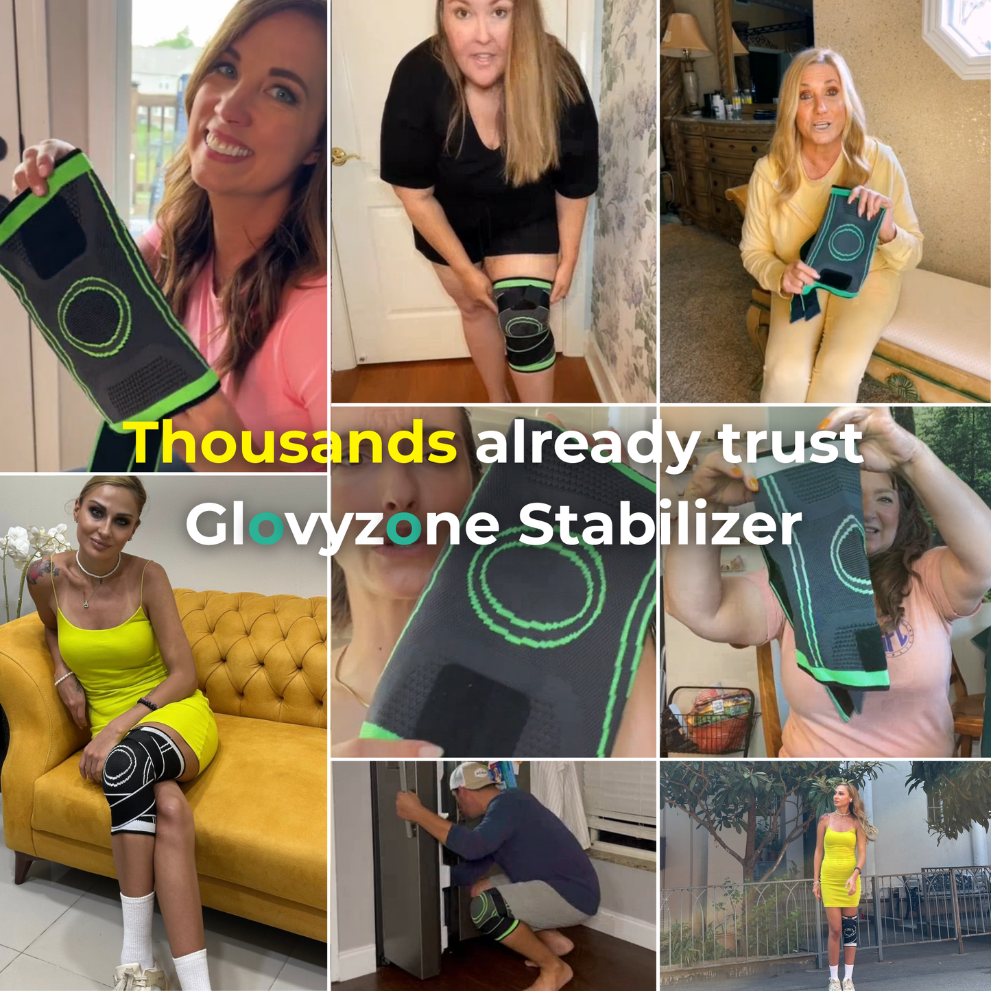 Glovyzone® Knee Compression Sleeve - Glovyzone 