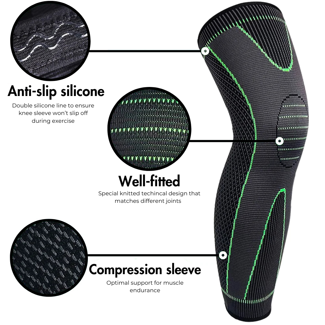 Full Leg Compression Sleeves For Pain Relief