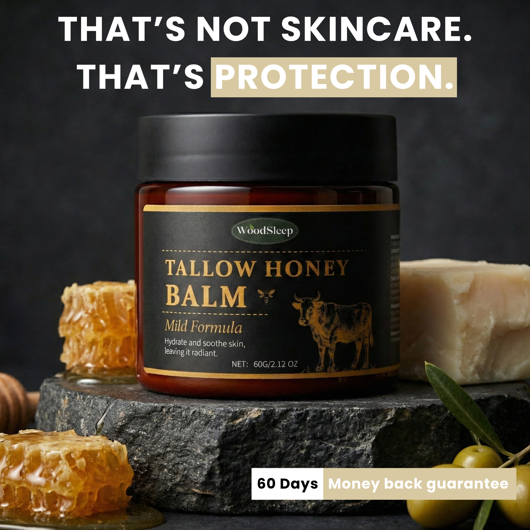WoodSleep Beef Tallow Recovery Balm