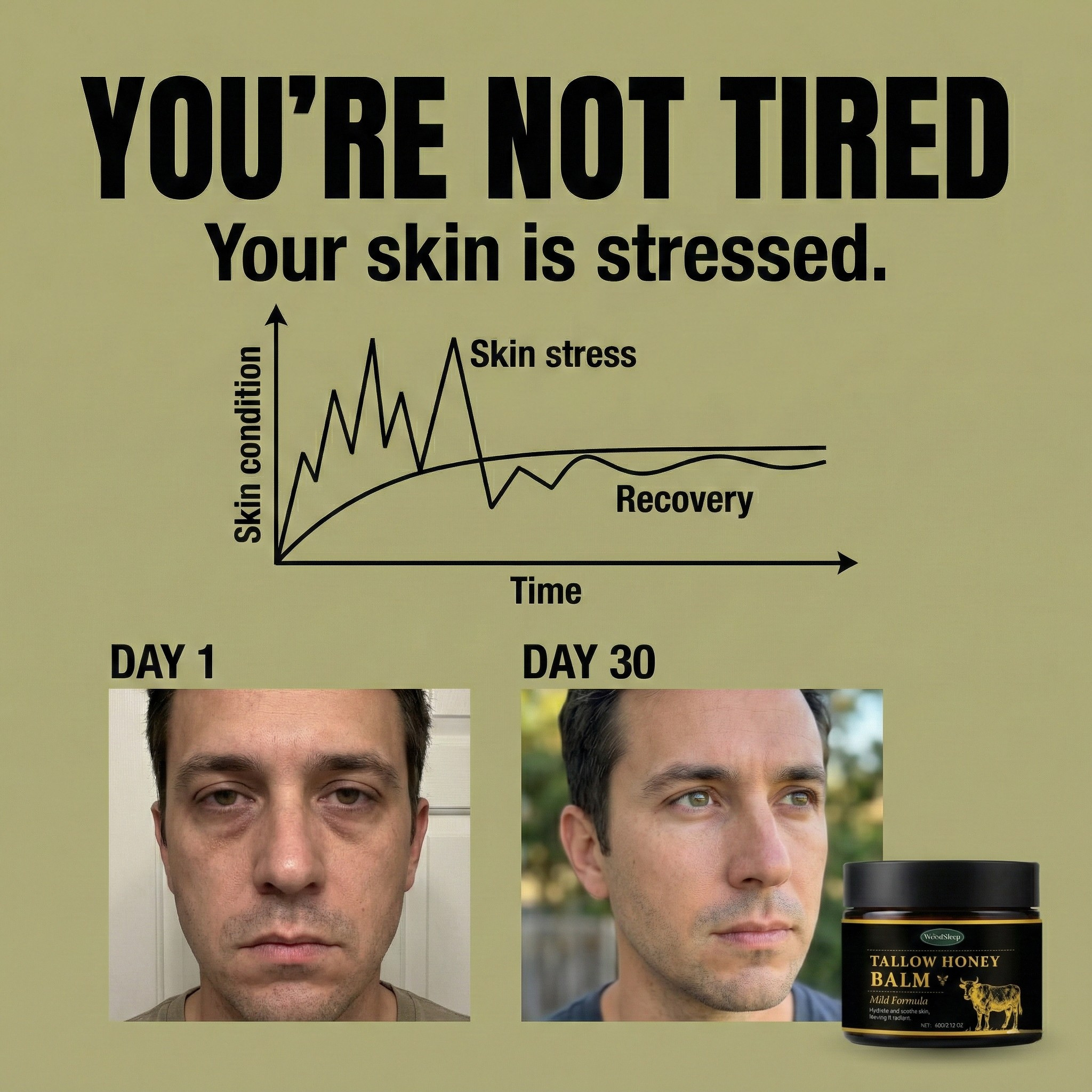 WoodSleep Beef Tallow Recovery Balm