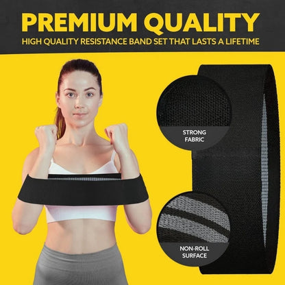 3PCS Fitness Elastic Yoga Resistance Bands